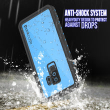 Load image into Gallery viewer, Galaxy S9 Plus Waterproof Case PunkCase StudStar Light Blue Thin 6.6ft Underwater IP68 ShockProof
