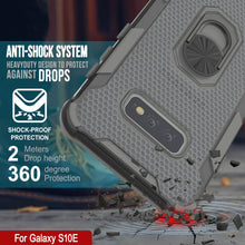 Load image into Gallery viewer, Punkcase Galaxy S10e Case [Magnetix 2.0 Series] Clear Protective TPU Cover W/Kickstand [Grey]
