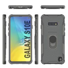 Load image into Gallery viewer, Punkcase Galaxy S10e Case [Magnetix 2.0 Series] Clear Protective TPU Cover W/Kickstand [Grey]
