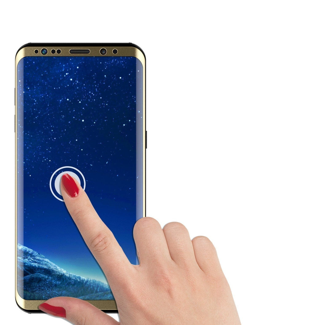 Galaxy S21+ Plus Gold Punkcase Glass SHIELD Tempered Glass Screen Protector 0.33mm Thick 9H Glass