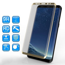 Load image into Gallery viewer, Galaxy S21+ Plus Gold Punkcase Glass SHIELD Tempered Glass Screen Protector 0.33mm Thick 9H Glass

