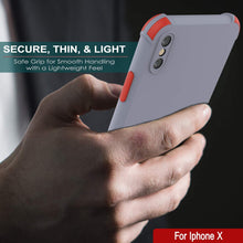 Load image into Gallery viewer, Punkcase Protective &amp; Lightweight TPU Case [Sunshine Series] for iPhone X [Grey]
