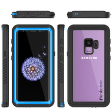 Load image into Gallery viewer, Galaxy S9 Waterproof Case, Punkcase [Extreme Series] [Slim Fit] Armor Cover [Light Blue]
