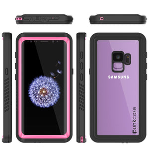Galaxy S9 PLUS Waterproof Case, Punkcase [Extreme Series] [Slim Fit] Armor Cover [Pink]
