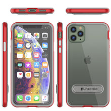 Load image into Gallery viewer, iPhone 11 Pro Case, PUNKcase [LUCID 3.0 Series] [Slim Fit] Armor Cover w/ Integrated Screen Protector [Red]
