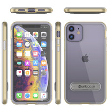 Load image into Gallery viewer, iPhone 12 Case, PUNKcase [LUCID 3.0 Series] [Slim Fit] Protective Cover w/ Integrated Screen Protector [Gold]
