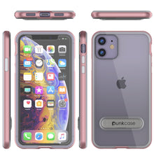 Load image into Gallery viewer, iPhone 12 Case, PUNKcase [LUCID 3.0 Series] [Slim Fit] Protective Cover w/ Integrated Screen Protector [Rose Gold]
