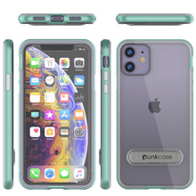 Load image into Gallery viewer, iPhone 12 Case, PUNKcase [LUCID 3.0 Series] [Slim Fit] Protective Cover w/ Integrated Screen Protector [Teal]
