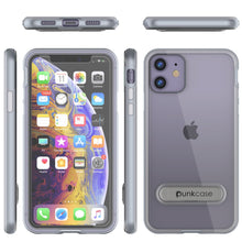 Load image into Gallery viewer, iPhone 12 Mini Case, PUNKcase [LUCID 3.0 Series] [Slim Fit] Protective Cover w/ Integrated Screen Protector [Silver]
