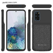 Load image into Gallery viewer, PunkJuice S20+ Plus Battery Case Patterned Black - Fast Charging Power Juice Bank with 6000mAh
