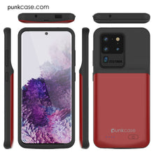 Load image into Gallery viewer, PunkJuice S20 Ultra Battery Case Red - Fast Charging Power Juice Bank with 6000mAh
