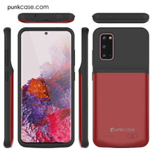 Load image into Gallery viewer, PunkJuice S20 Battery Case Red - Fast Charging Power Juice Bank with 4800mAh
