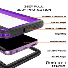 Load image into Gallery viewer, Galaxy S9 PLUS Waterproof Case, Punkcase [Extreme Series] Armor Cover [Purple]
