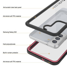 Load image into Gallery viewer, Galaxy S22 Water/ Shock/ Snowproof [Extreme Series] Slim Screen Protector Case [Pink]
