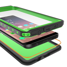 Load image into Gallery viewer, Galaxy S9 Plus Waterproof Case PunkCase StudStar Light Green Thin 6.6ft Underwater IP68 ShockProof
