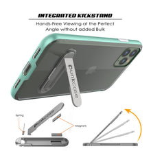 Load image into Gallery viewer, iPhone 11 Pro Max Case, PUNKcase [LUCID 3.0 Series] [Slim Fit] Armor Cover w/ Integrated Screen Protector [Teal]
