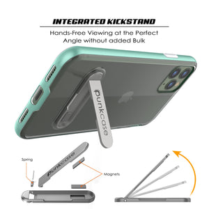 iPhone 11 Pro Max Case, PUNKcase [LUCID 3.0 Series] [Slim Fit] Armor Cover w/ Integrated Screen Protector [Teal]