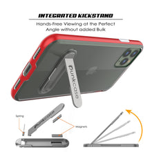 Load image into Gallery viewer, iPhone 11 Pro Case, PUNKcase [LUCID 3.0 Series] [Slim Fit] Armor Cover w/ Integrated Screen Protector [Red]
