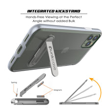 Load image into Gallery viewer, iPhone 11 Pro Case, PUNKcase [LUCID 3.0 Series] [Slim Fit] Armor Cover w/ Integrated Screen Protector [Silver]
