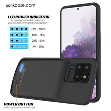 Load image into Gallery viewer, PunkJuice S20 Ultra Battery Case All Black - Fast Charging Power Juice Bank with 6000mAh
