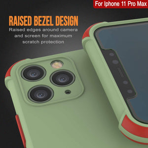 Punkcase Protective & Lightweight TPU Case [Sunshine Series] for iPhone 11 Pro Max [Light Green]