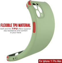 Load image into Gallery viewer, Punkcase Protective &amp; Lightweight TPU Case [Sunshine Series] for iPhone 11 Pro Max [Light Green]

