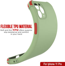Load image into Gallery viewer, Punkcase Protective &amp; Lightweight TPU Case [Sunshine Series] for iPhone 11 Pro [Light Green]
