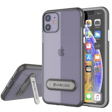 Load image into Gallery viewer, iPhone 12 Case, PUNKcase [LUCID 3.0 Series] [Slim Fit] Protective Cover w/ Integrated Screen Protector [Grey]
