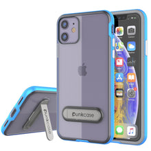Load image into Gallery viewer, iPhone 12 Mini Case, PUNKcase [LUCID 3.0 Series] [Slim Fit] Protective Cover w/ Integrated Screen Protector [Blue]
