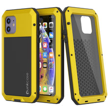 Load image into Gallery viewer, iPhone 11 Metal Case, Heavy Duty Military Grade Armor Cover [shock proof] Full Body Hard [Neon]
