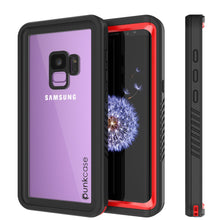 Load image into Gallery viewer, Galaxy S9 PLUS Waterproof Case, Punkcase [Extreme Series] [Slim Fit] Armor Cover [Red]
