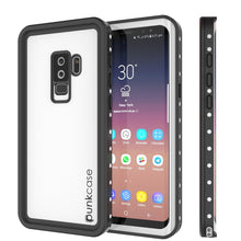 Load image into Gallery viewer, Galaxy S9 Plus Waterproof Case, Punkcase StudStar White Thin 6.6ft Underwater IP68 Shock/Snow Proof
