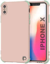 Load image into Gallery viewer, Punkcase Protective &amp; Lightweight TPU Case [Sunshine Series] for iPhone X [Pink]
