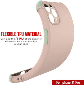 Punkcase Protective & Lightweight TPU Case [Sunshine Series] for iPhone 11 Pro [Pink]