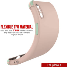 Load image into Gallery viewer, Punkcase Protective &amp; Lightweight TPU Case [Sunshine Series] for iPhone X [Pink]
