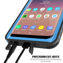 Load image into Gallery viewer, Galaxy S9 Plus Waterproof Case PunkCase StudStar Light Blue Thin 6.6ft Underwater IP68 ShockProof
