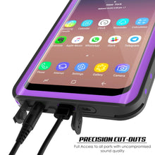 Load image into Gallery viewer, Galaxy S9 Plus Waterproof Case PunkCase StudStar Purple Thin 6.6ft Underwater IP68 Shock/Snow Proof
