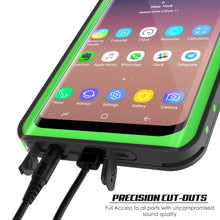 Load image into Gallery viewer, Galaxy S9 Plus Waterproof Case PunkCase StudStar Light Green Thin 6.6ft Underwater IP68 ShockProof
