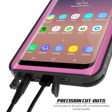 Load image into Gallery viewer, Galaxy S9 Plus Waterproof Case PunkCase StudStar Pink Thin 6.6ft Underwater IP68 Shock/Snow Proof
