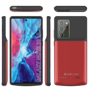 Galaxy Note 20 Ultra 6000mAH Battery Charger Slim Case [Red]