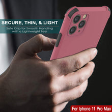 Load image into Gallery viewer, Punkcase Protective &amp; Lightweight TPU Case [Sunshine Series] for iPhone 11 Pro Max [Rose]
