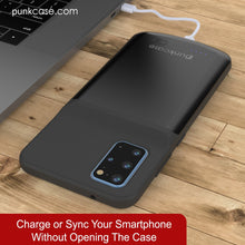 Load image into Gallery viewer, PunkJuice S20+ Plus Battery Case All Black - Fast Charging Power Juice Bank with 6000mAh
