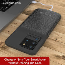 Load image into Gallery viewer, PunkJuice S20 Ultra Battery Case Patterned Black - Fast Charging Power Juice Bank with 6000mAh
