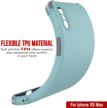 Load image into Gallery viewer, Punkcase Protective &amp; Lightweight TPU Case [Sunshine Series] for iPhone XS Max [Teal]
