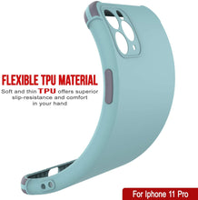 Load image into Gallery viewer, Punkcase Protective &amp; Lightweight TPU Case [Sunshine Series] for iPhone 11 Pro [Teal]
