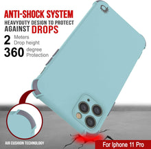 Load image into Gallery viewer, Punkcase Protective &amp; Lightweight TPU Case [Sunshine Series] for iPhone 11 Pro [Teal]
