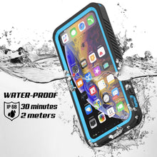 Load image into Gallery viewer, iPhone 12  Waterproof Case, Punkcase [Extreme Series] Armor Cover W/ Built In Screen Protector [Light Blue]
