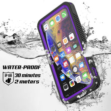 Load image into Gallery viewer, iPhone 12  Waterproof Case, Punkcase [Extreme Series] Armor Cover W/ Built In Screen Protector [Purple]
