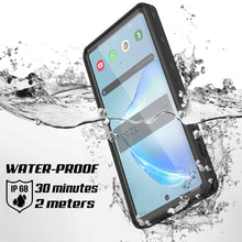 Load image into Gallery viewer, PunkCase Galaxy Note 10 Waterproof Case, [KickStud Series] Armor Cover [Black]
