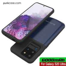 Load image into Gallery viewer, PunkJuice S20 Ultra Battery Case All Blue - Fast Charging Power Juice Bank with 6000mAh
